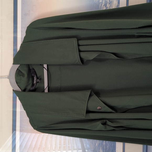KENSIE Green Cardigan/Jacket/Wrap Jacket Thick Fabric Size XL - Picture 2 of 8